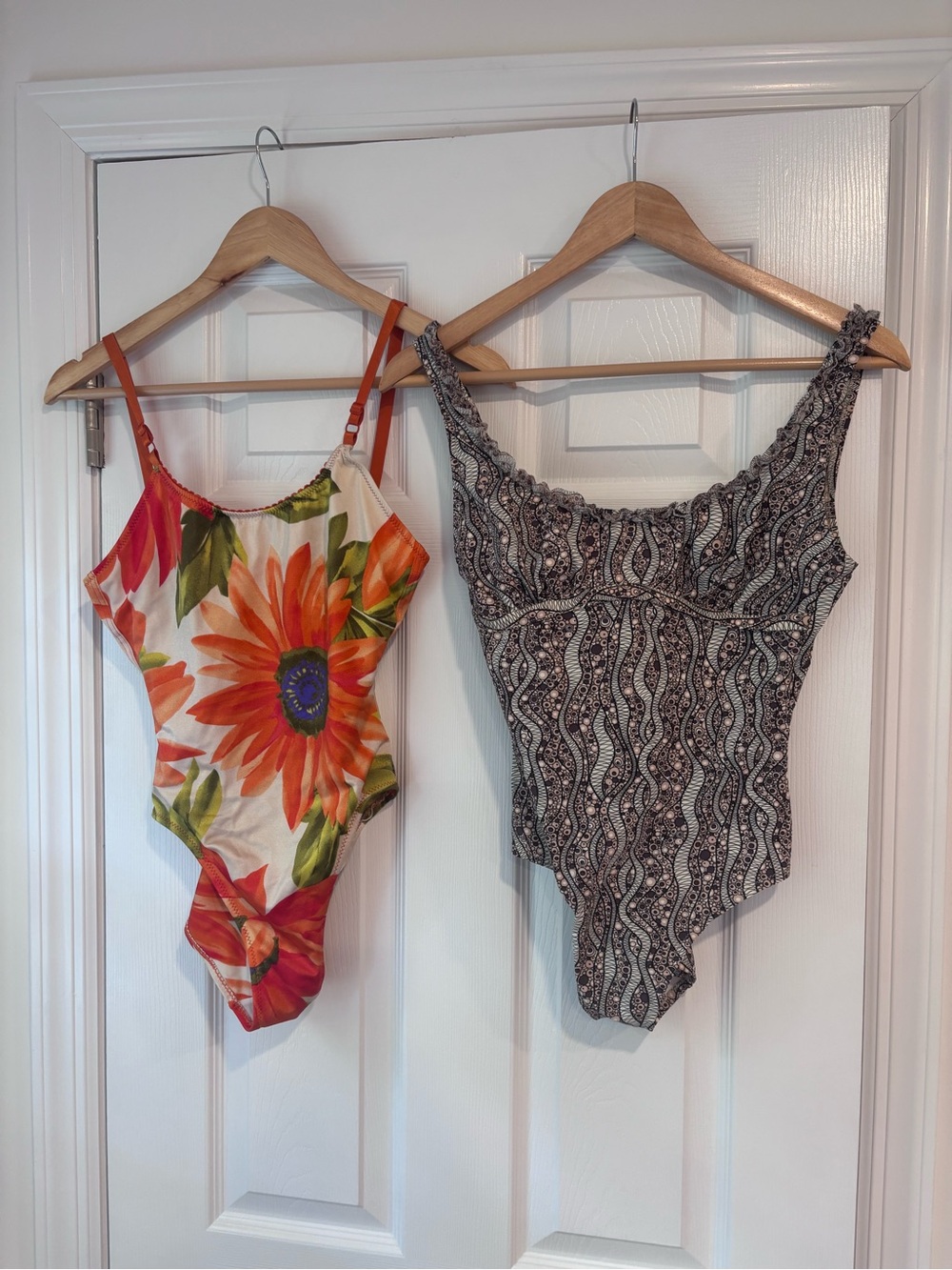 Set of 2 SHAN Collection one piece swimsuits size US 6